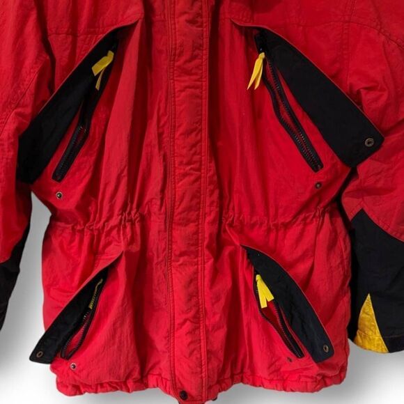 Vintage Marlboro Down Filled Puffer Jacket Full Zip Men's Size XL - Picture 5 of 12